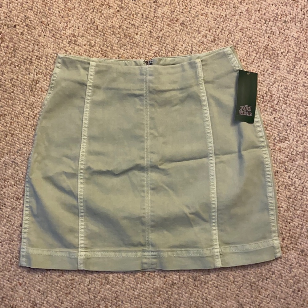 Zip up skirt